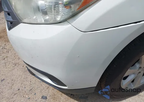 2013 Toyota Highlander Base V6 from USA, damaged, VIN 5TDZK3EH2DS106454